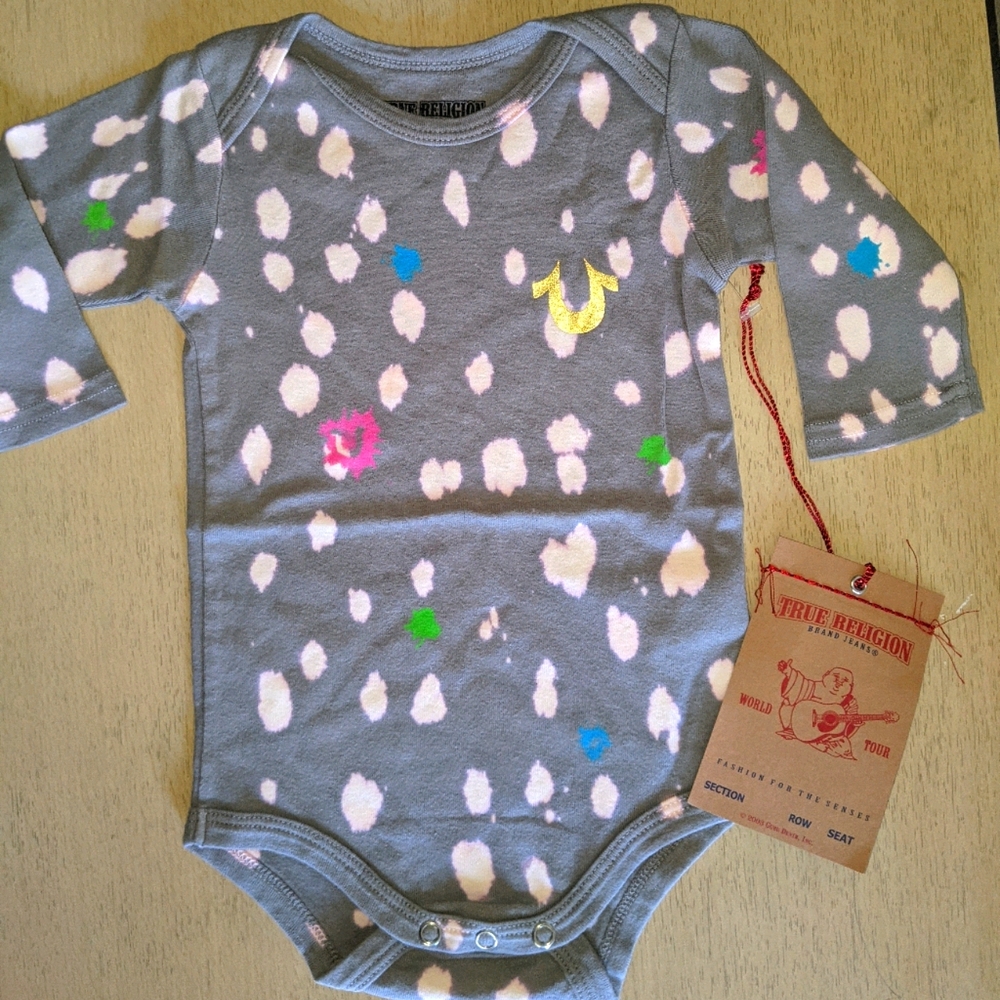 True Religion  onesie NWT